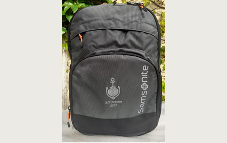 Mochila Porta Notebook Samsonite con logo aplicado