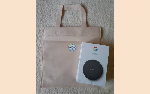 Google Chrome con bolsa con logo