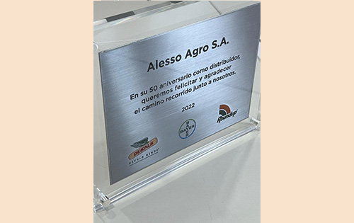 placa premio de acrílico