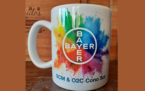 Taza estampada con logo